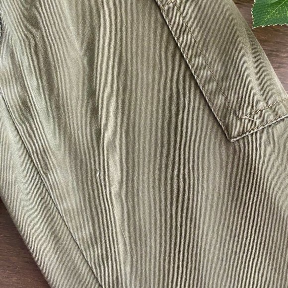 Olive Army Green Spring Jacquet Jacket - Picture 6 of 6